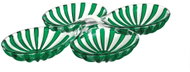 Fratelli Guzzini DOLCE VITA Set of 2 Appetiser Double Bowls (ISCC+), Green - Small Bowl