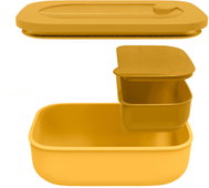 Fratelli Guzzini Cestovní dóza na potraviny 2 v 1 STORE&GO, žlutá - Storage Jar