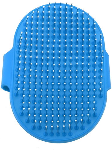 Verk 19340 Hand comb, blue - Dog Brush - Main image