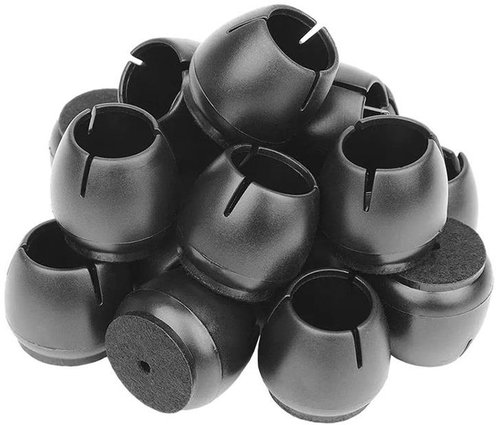 Verk 01853 Protective caps for furniture 12 - 16 mm 16 pcs black - Protective Cap - Main image