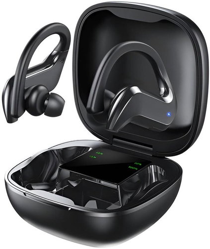 Izoxis 20378 Bluetooth 5.0, černá - Wireless Headphones - Main image