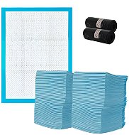 Purlov 21600 Tréningové absorpčné podložky pre psov 60 × 60 cm, 50 ks + bonus - Absorpčná podložka