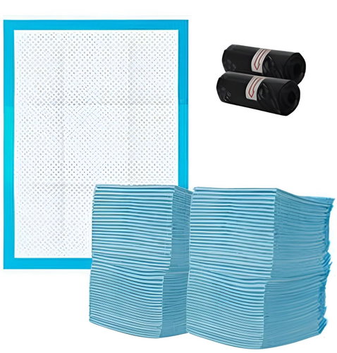 Purlov 17213 Training absorbent pads for dogs 33 × 45 cm, 100 pcs + bonus - Absorbent Pad - Main image