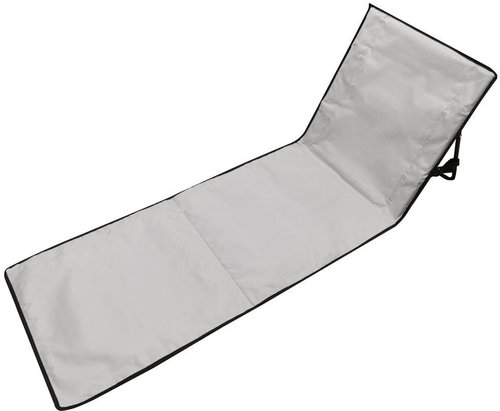 KIK KX5393 Nastavitelná plážová podložka s opěrkou 150 × 50 cm šedá - Plážové lehátko - Main image