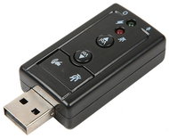 Verk 06283 USB Zvuková karta 7.1 Vitrual - External Sound Card 