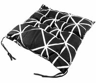 APT Chair seat cushion 40 × 40 cm black and white - Chair Cushion