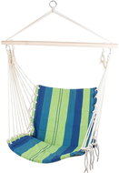 VERK Hamaka II hanging armchair, green-blue, thick stripe - Hanging Chair