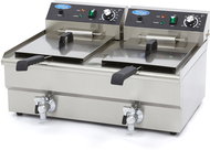 Maxima Double basket fryer with drain cock 2 × 16 l - Deep Fat Fryer