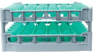 Fries rack system Dishwasher safe glass basket for 36 pcs, Kit, for glasses e.g. ilios No.3 - Basket