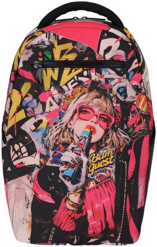 FUTUREDEAL RUKKY ART Retro, 20 l - Schulrucksack - Hauptbild
