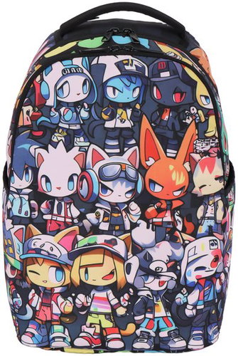 FUTUREDEAL RUKKY ART Chibi, 18 l - Schulrucksack - Hauptbild