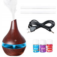 Malatec 10970 Ultrasonic USB aromatic humidifier 300ml dark brown - Air Humidifier