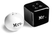 Master Salt and pepper shaker Mr. & Mrs. - Spice Container Set
