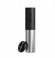 Verk Automatic electric wine opener USB silver black - Corkscrew