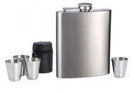 Foxter Placatka stainless steel 220 ml + 4 x shot - Hip Flask