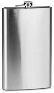 Froster Giant flatbread 1.9 L silver - Hip Flask