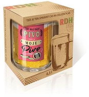 Nekupto RDH Beer glass 0.3 l NPQ 004 Even women like beer. - Glass