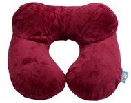 KIK KX9949 Nafukovací cestovní polštářek vínový - Pillow