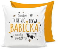 Nekupto Dárkový polštář s věnováním - Bezva babička - Polštář