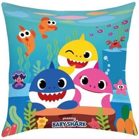 Javoli Dekorační polštář Baby Shark 40 x 40 cm - Pillow - Main image