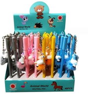KIK Pen with unicorn pendant with fur - Writing Pen