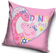 Javoli Pillowcase Piglet Pepina Dino 40 × 40 cm pink - Pillowcase