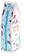 KIK KX6816 Pencil case in the shape of a milk box blue - School Case