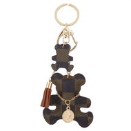 eCa BRL124 Keychain - checkered bear - Keychain