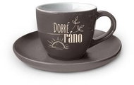 Nekupto HD kafetearie mug with saucer NCQ 001 Good morning - Mug