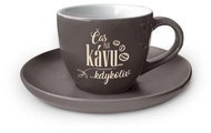 Nekupto HD kafetearie hrnek s podšálkem NCQ 002 Čas na kávu … kdykoliv - Hrnek