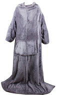 Verk 24306 Fleece blanket with sleeves grey - Blanket
