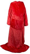 Verk 24306 Flísová deka s rukávmi červená - Deka
