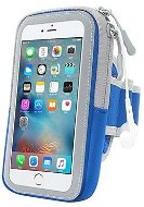 Forever Zipper 6.0" telefon tok karra kék - Mobiltelefon tok