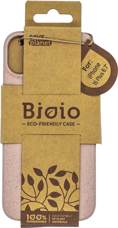 Forever Bioio Apple iPhone 15 Plus rózsaszín tok