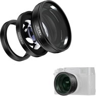 FREEWELL Fuji X100VI/X100V 2-in-2 Wide Angle & Macro Lens Black - Clip-On