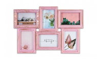 KPH Fotorámeček na 6 foto o rozměru 10 × 15 ANTIQUE ROSÉ - Fotorámeček