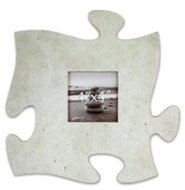 KPH Fotorámeček 10 × 10 Puzzle šedý - Fotorámeček