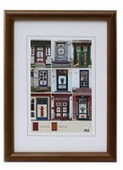 KPH Wooden photo frame NEW YORK 13 × 18 dark brown - Photo Frame