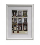 KPH Wooden photo frame NEW YORK 15 × 20 white - Photo Frame