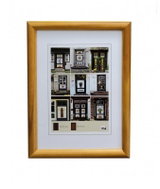 KPH Wooden photo frame NEW YORK 30 × 45 light brown - Photo Frame