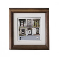 KPH Wooden photo frame NEW YORK 10 × 10 dark brown - Photo Frame