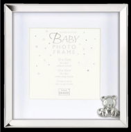INNOVA Dětský kovový fotorámeček BABY SILVER 15 × 15 - Fotorámeček