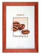 KARPEX Dřevěný fotorámeček DR011K 30 × 45 03 mahagon - Fotorámeček