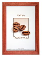 KARPEX Dřevěný fotorámeček DR011K 15 × 21 A5 03 mahagon - Fotorámeček