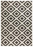 NORTHRUGS Kusový koberec Twin-Wendeteppiche 103129 schwarz creme, 240 × 340 cm - Koberec