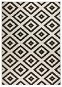 NORTHRUGS Kusový koberec Twin-Wendeteppiche 103129 schwarz creme, 240 × 340 cm - Koberec