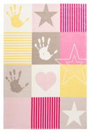 Obsession Dětský kusový koberec Stars 411 pink - Koberec