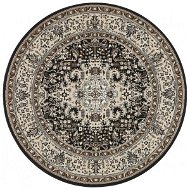Nouristan - Hanse Home Kruhový koberec Mirkan 104439 Cream/Brown 160 × 160 cm - Koberec