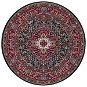 Nouristan - Hanse Home Kruhový koberec Mirkan 104096 Navy 160 × 160 cm - Koberec