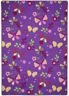 Vopi Dětský kusový koberec Motýlek 5291 fialový 80 × 120 cm - Koberec